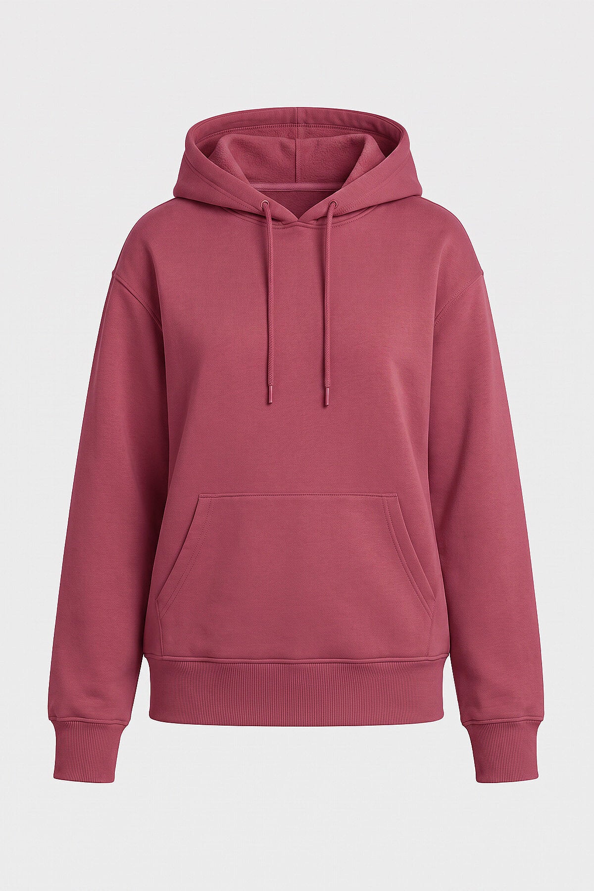 Standart Kapüşonlu 3'lü Paket Ekru-Yaban Gülü-Koyu Bej Kadın Sweatshirt - 97321