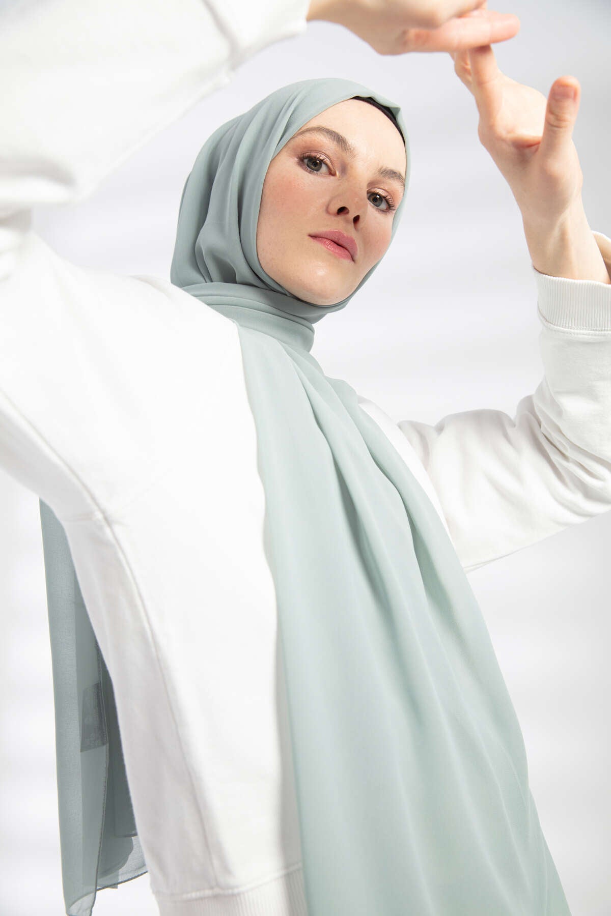 Şifon Şal - Soft Çağla