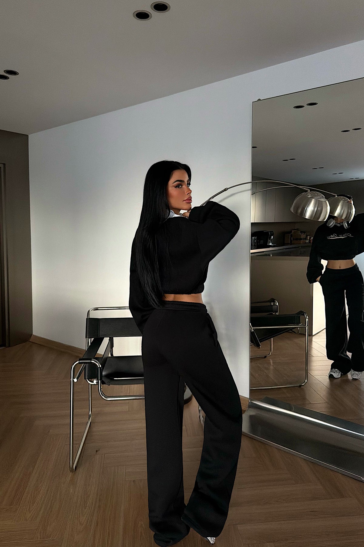 Siyah Giaspy Eşofman Takımı ATE-4291