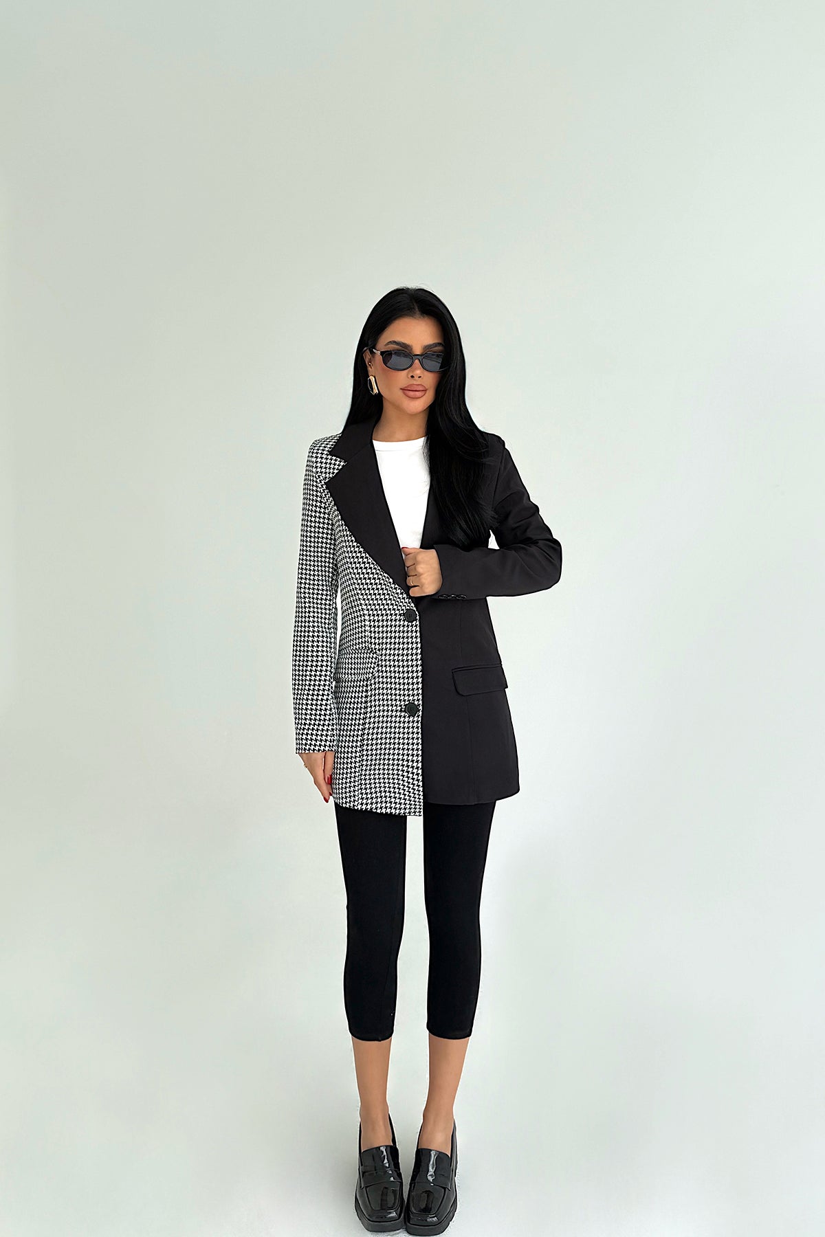 Siyah Ganso ceket ATE-3977