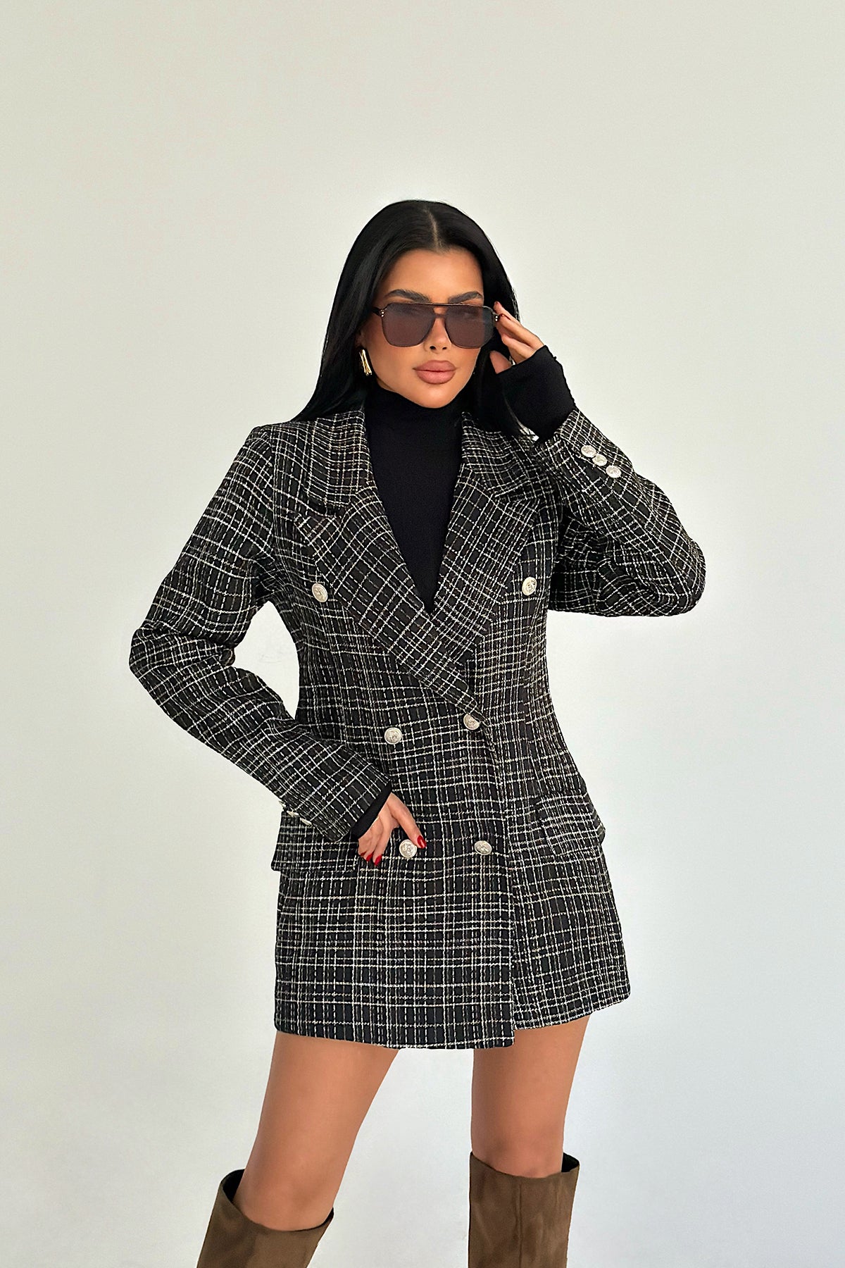 Siyah Noir ceket ATE-3962