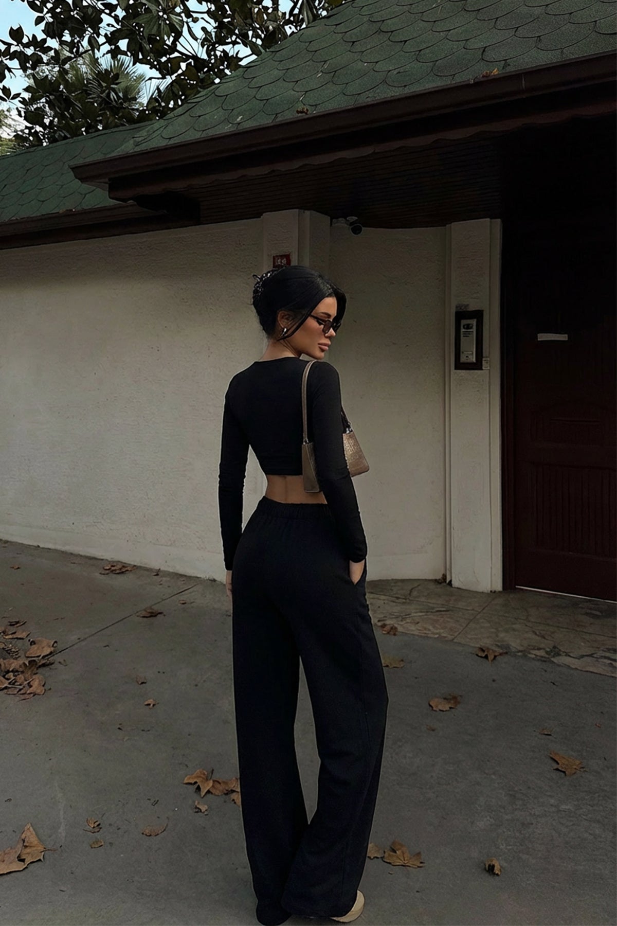 Siyah Rapha Alt Üst Takım ATE-3646