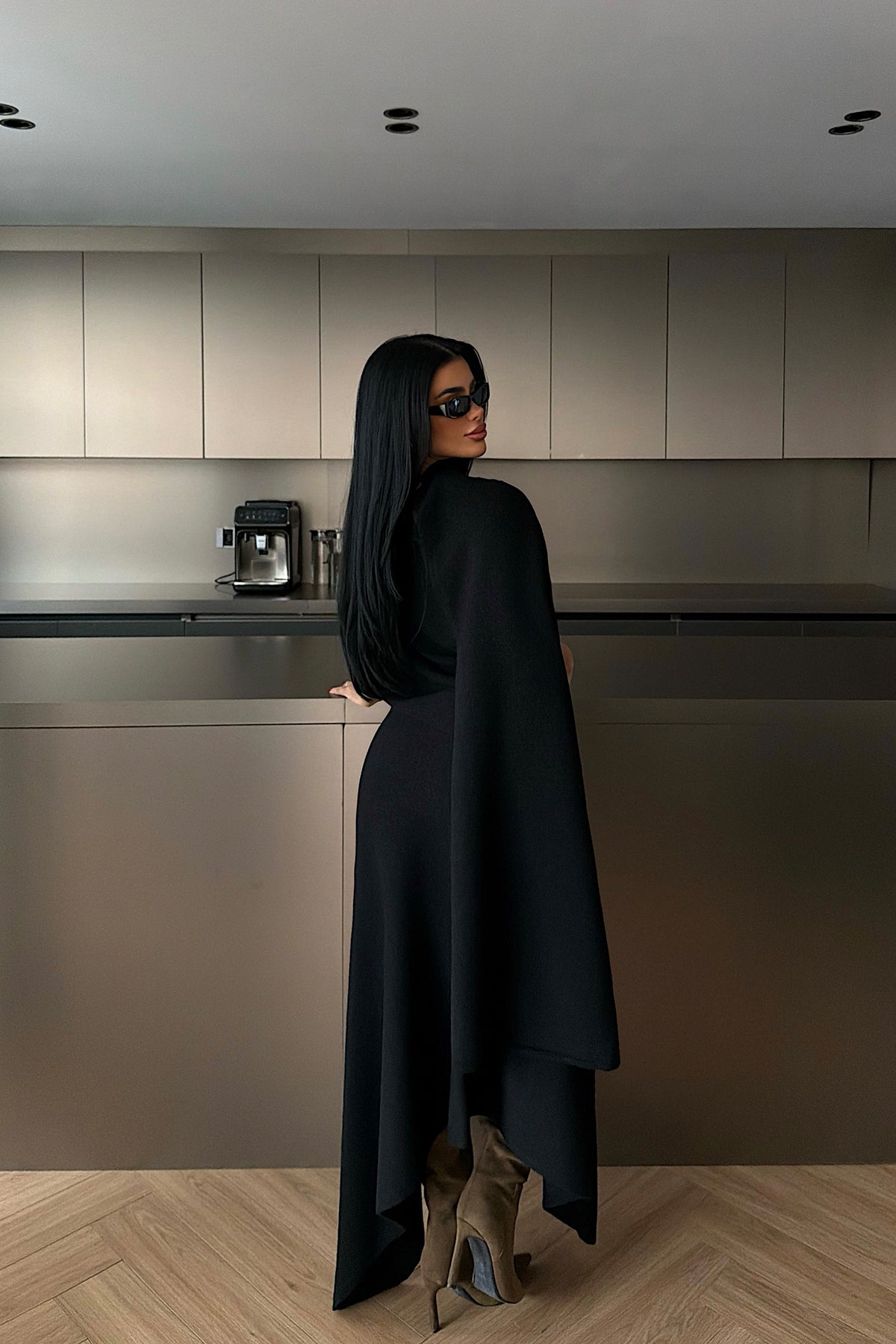 Siyah Suzette Triko Takım ATE-4399