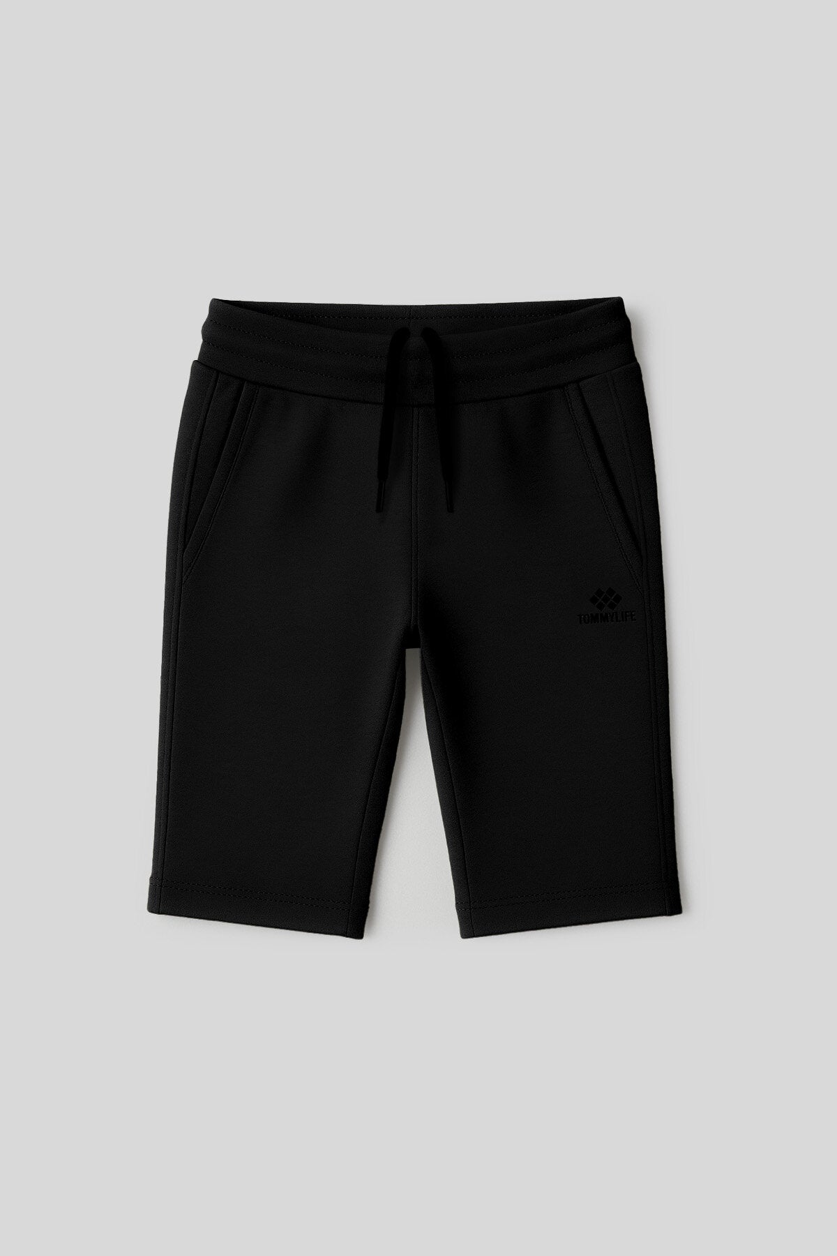 Siyah Standart Fit Basic Performans Erkek Çocuk Şort - 11303