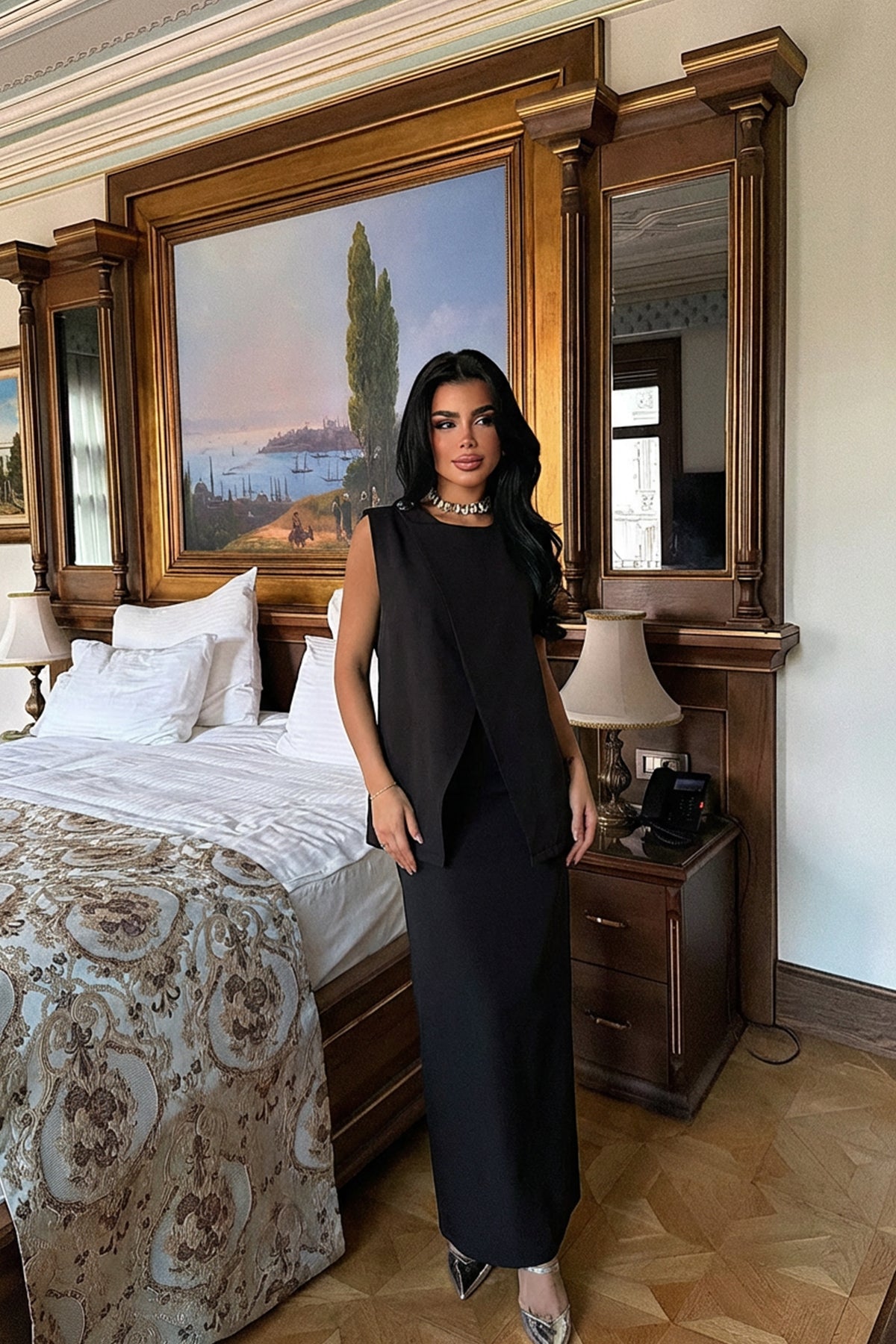 Siyah Salvatore Takım ATE-2148