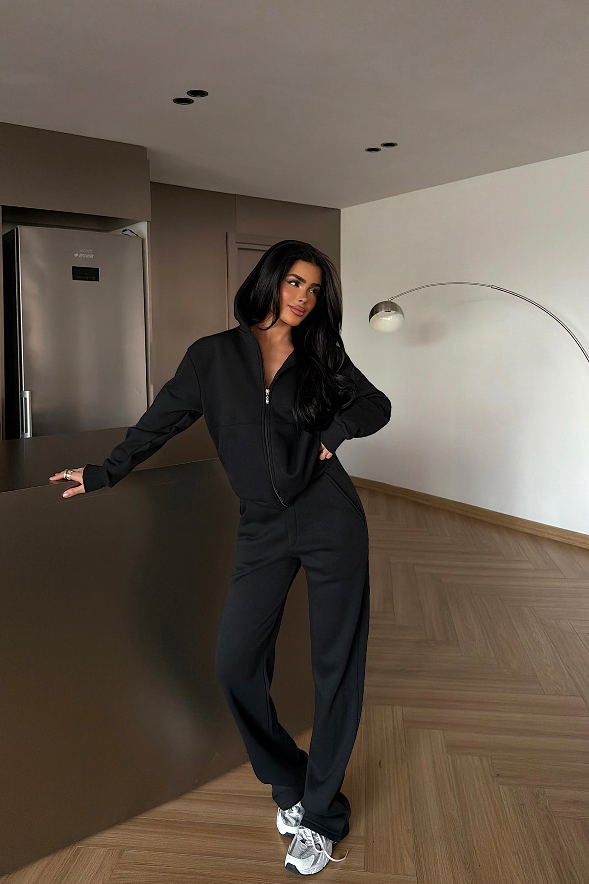 Siyah Rodeo Eşofman Takımı ATE-4410