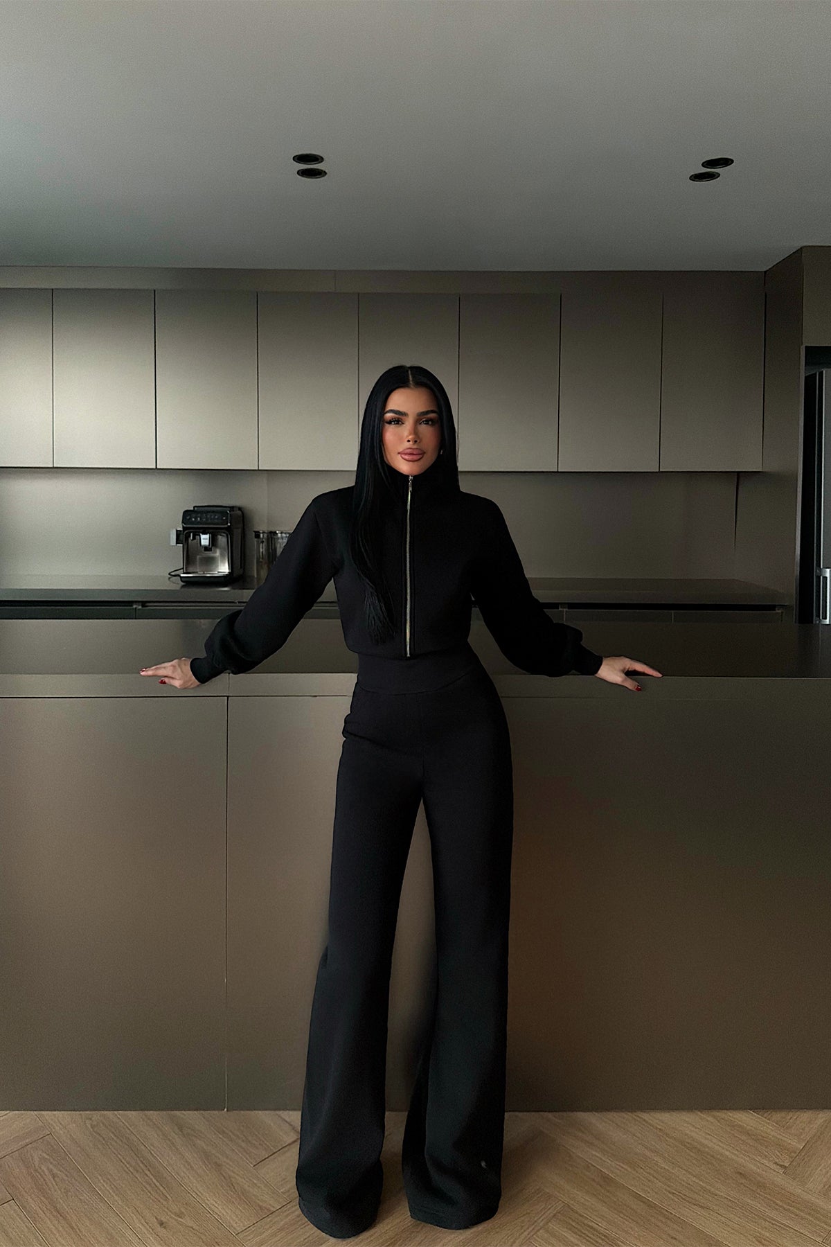 Siyah İssoly Tulum ATE-4294