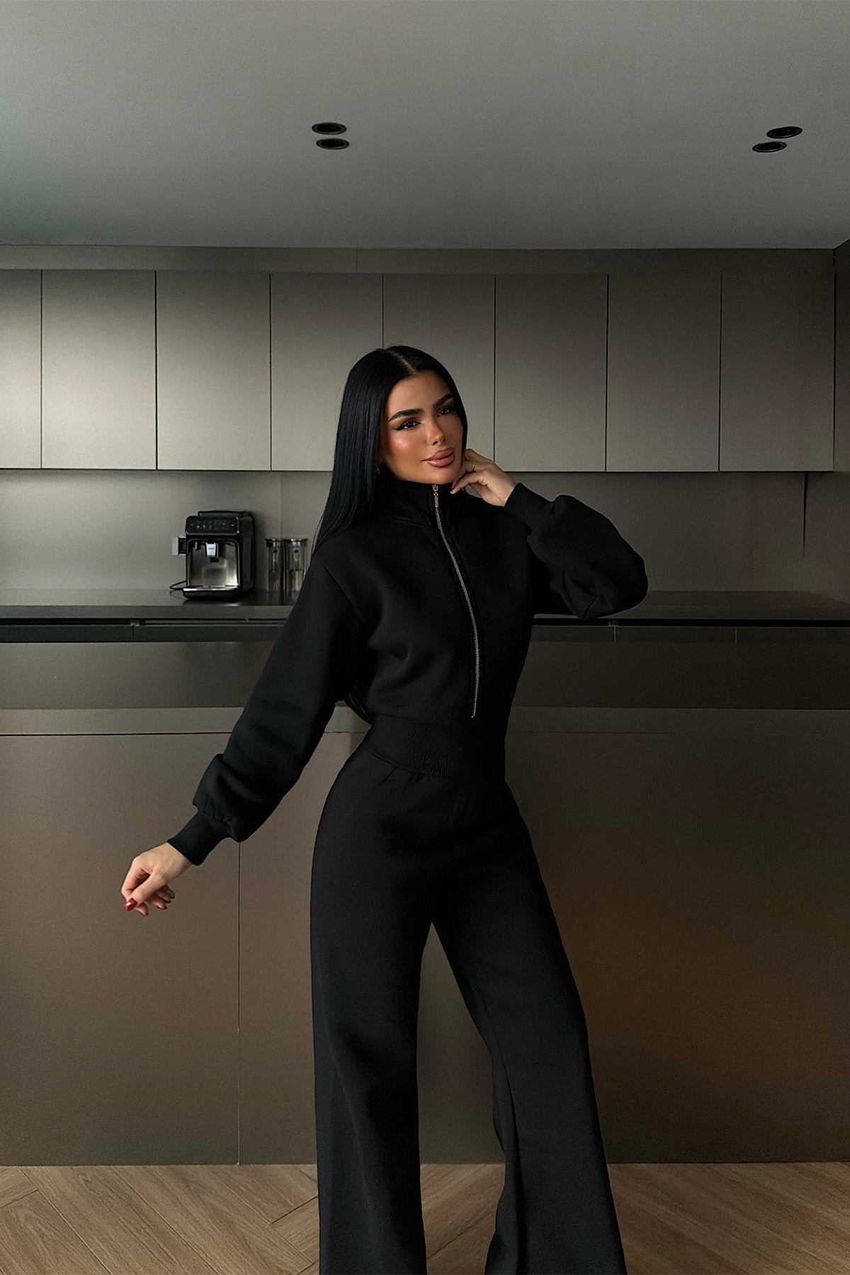 Siyah İssoly Tulum ATE-4294