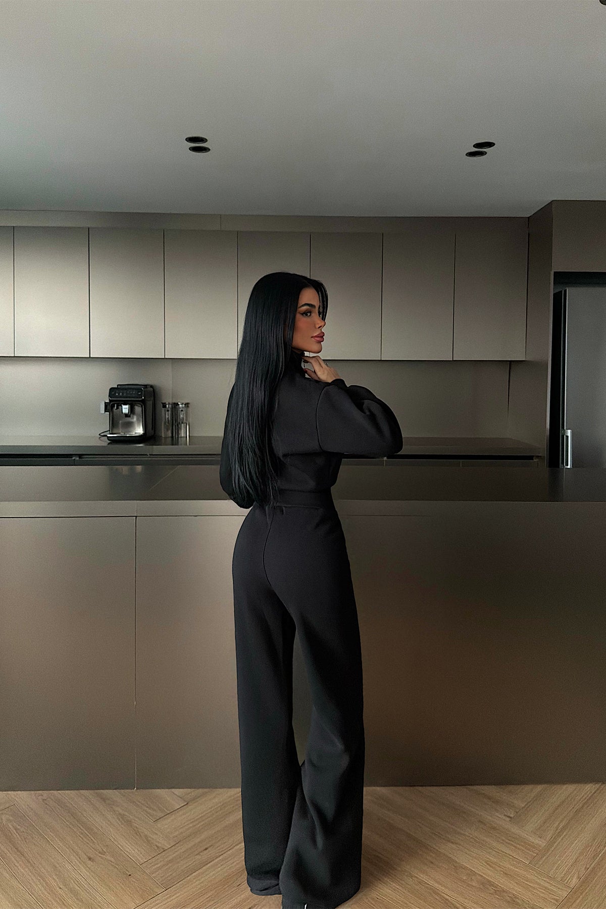 Siyah İssoly Tulum ATE-4294