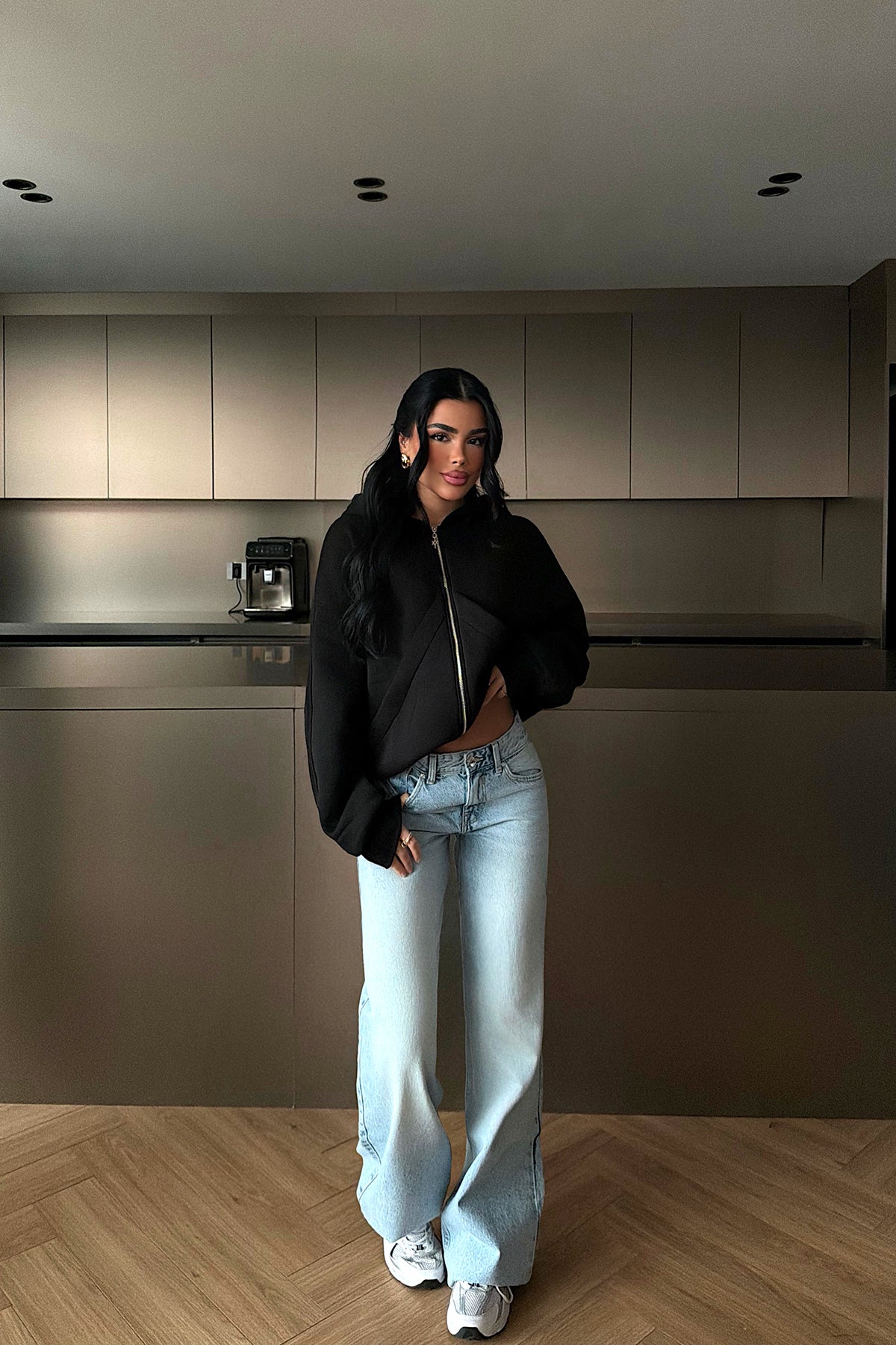 Siyah Madisyn Hırka ATE-2344