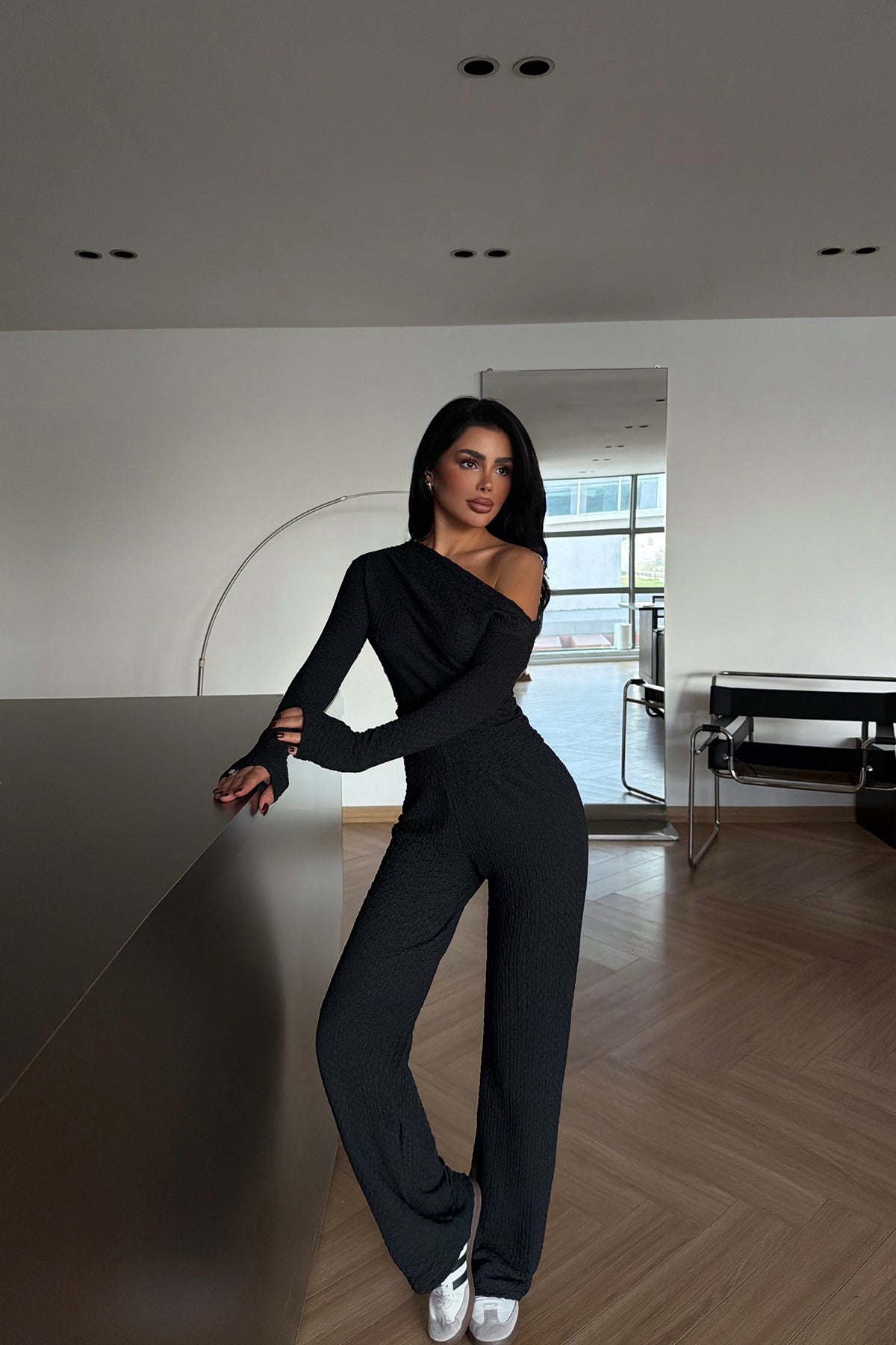 Siyah Lennony Takım ATE-3739