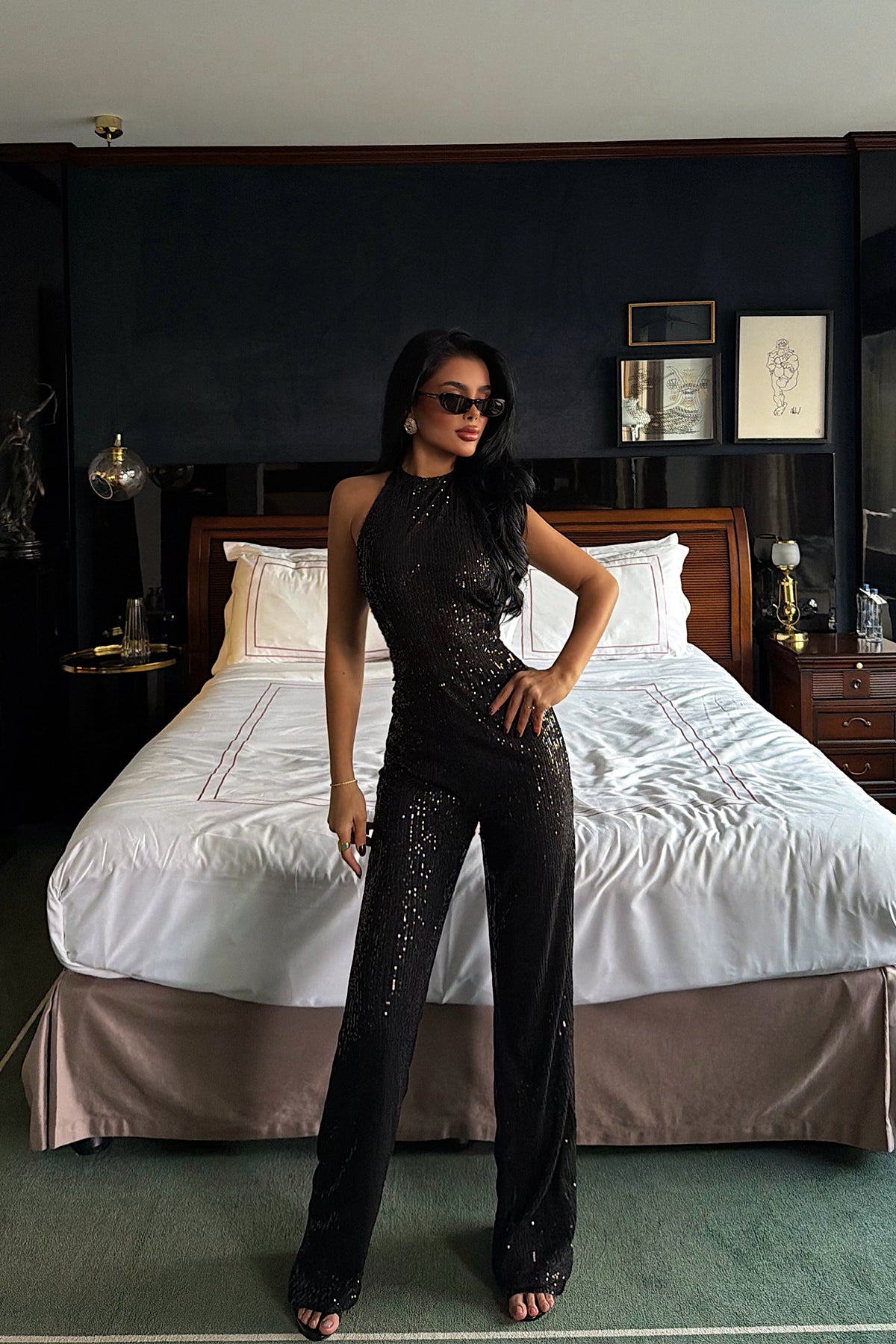 Siyah Wyana Payetli Tulum ATE-3985