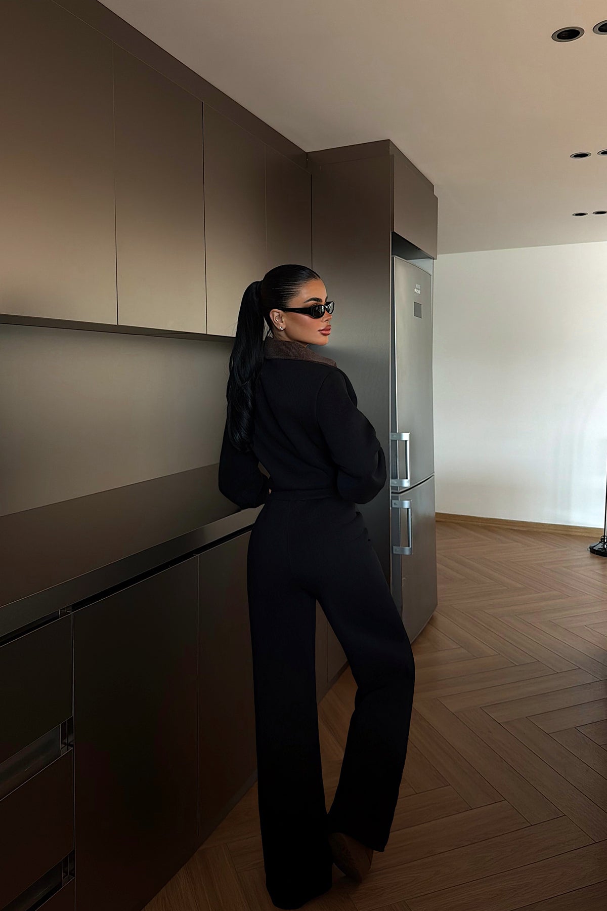 Siyah Boots Şordonlu Tulum ATE-4361