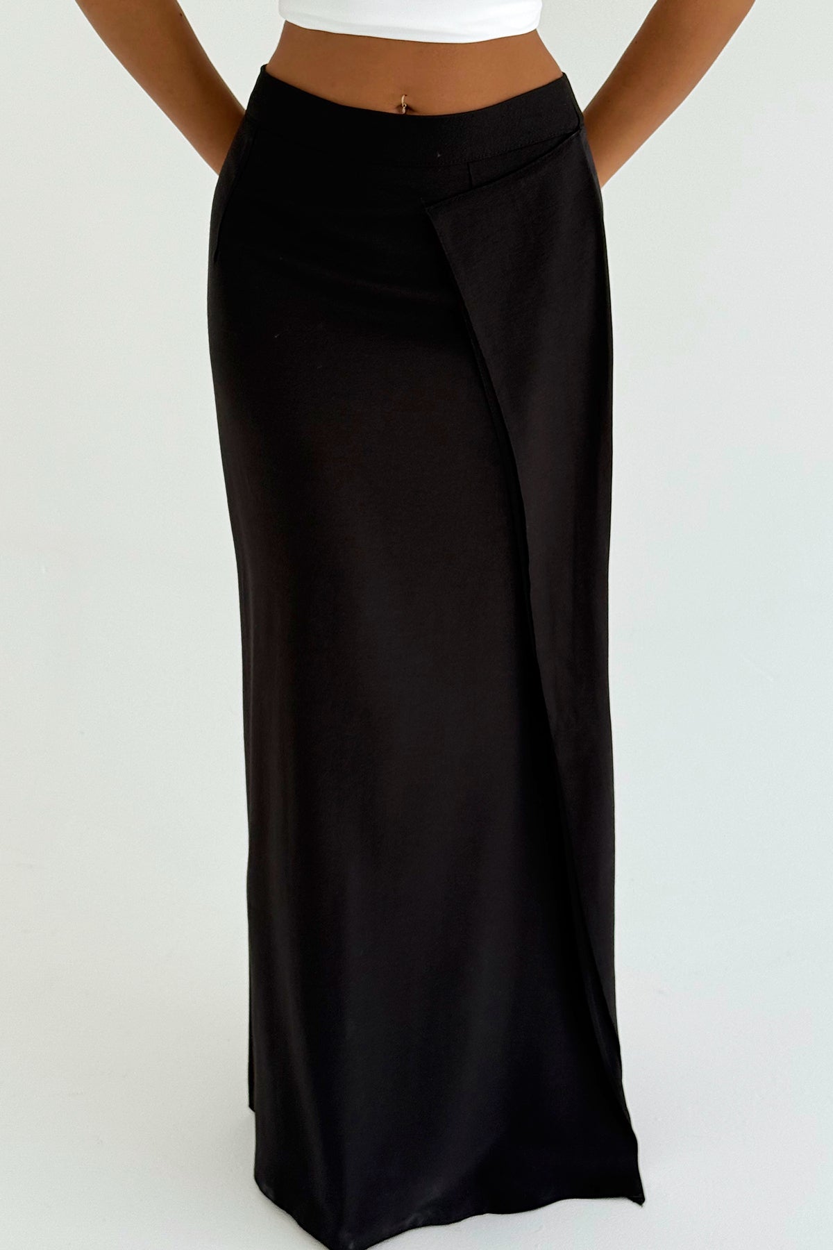 Siyah Drea Uzun Etek ATE-2346