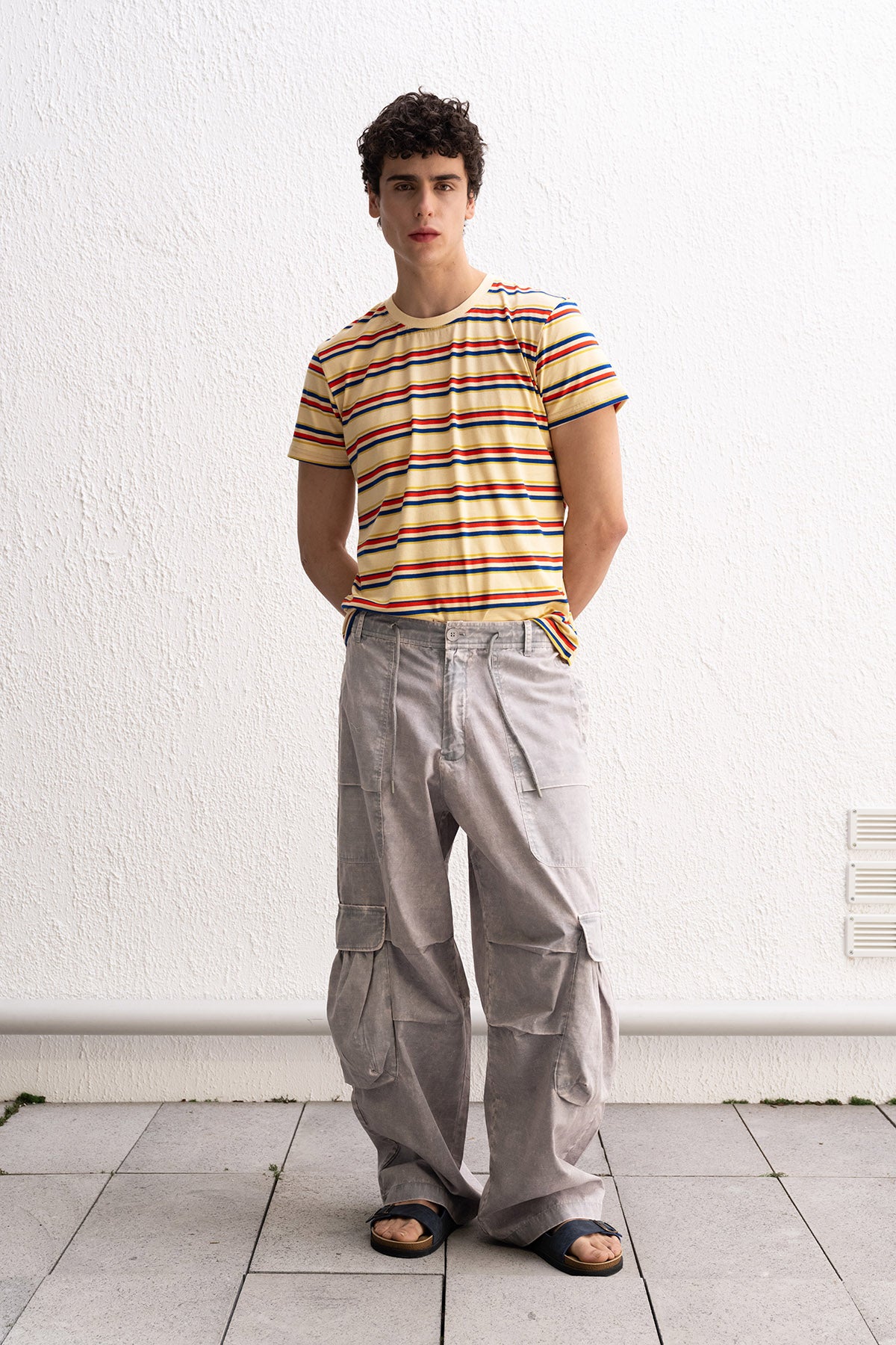 SOLUK EFEKTLİ KARGO GRİ PANTOLON - GRİ S