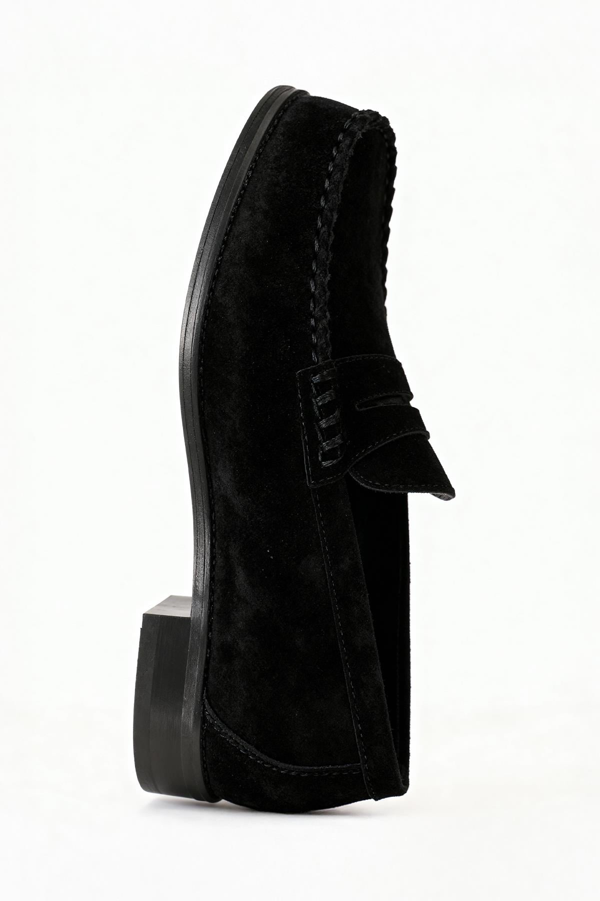 SÜET SİYAH LOAFER