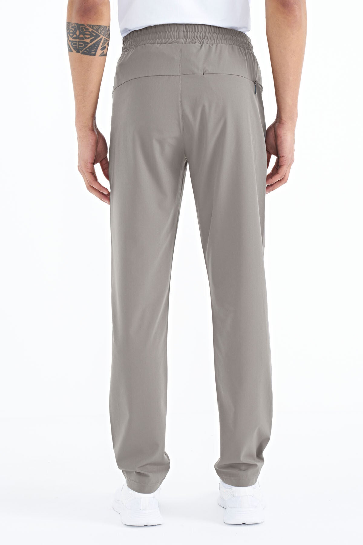 Taş Erkek Fermuarlı Üç Cepli Standart Kalıp Klasik Paça Eşofman Alt - 84768