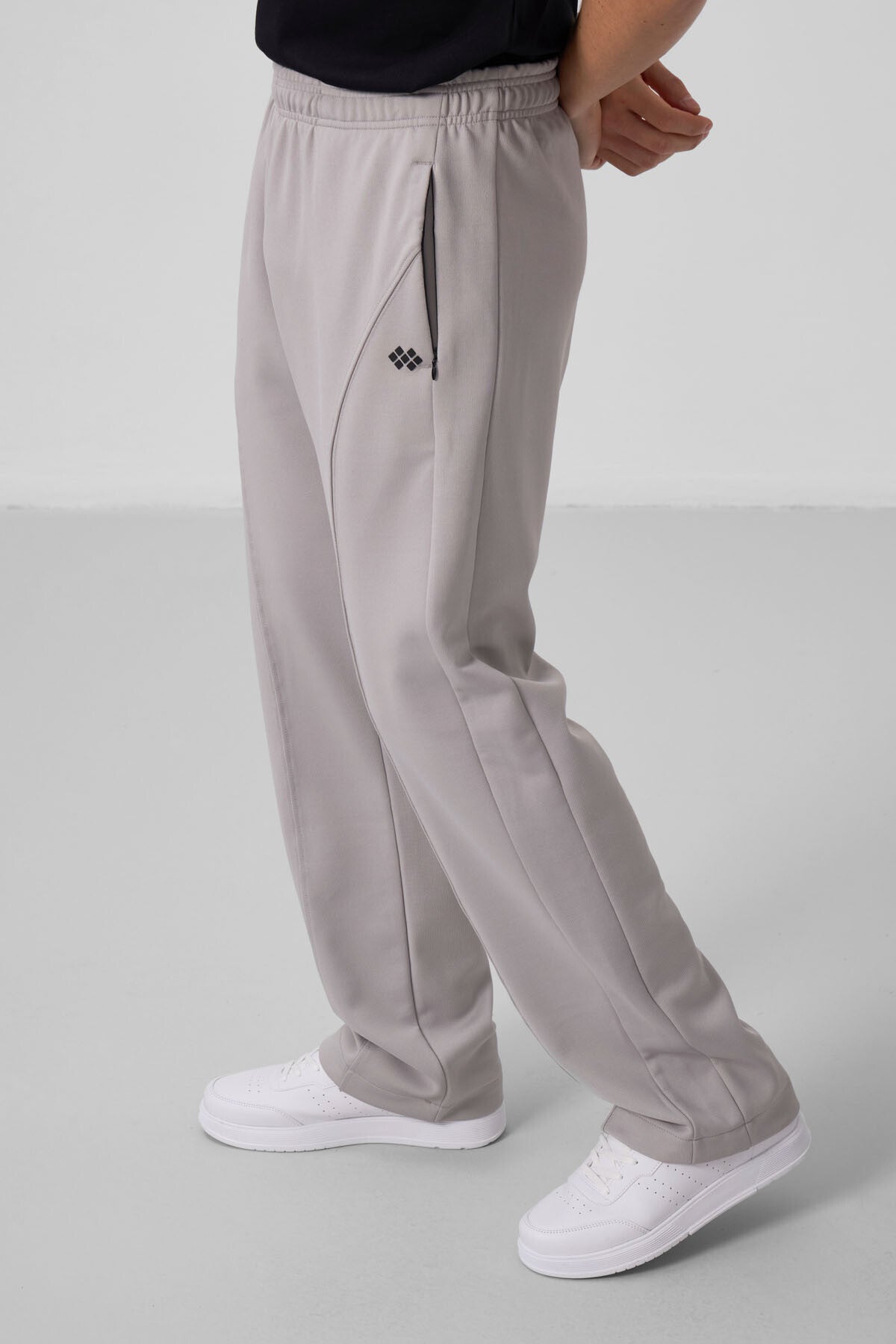 Taş Yüzeyi Dokulu Standart Fit Palazzo Erkek Pantolon - 82171