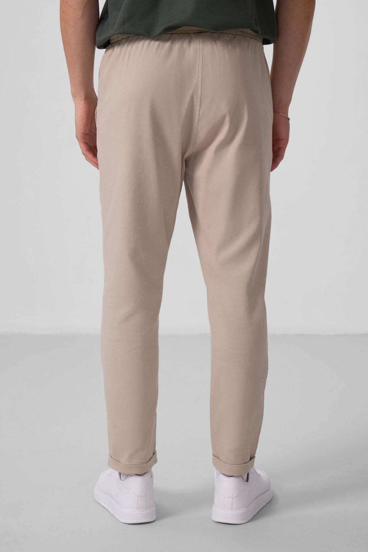 Taş Standart Fit Dokuma Hafif Esnek Chino Erkek Pantolon - 82175