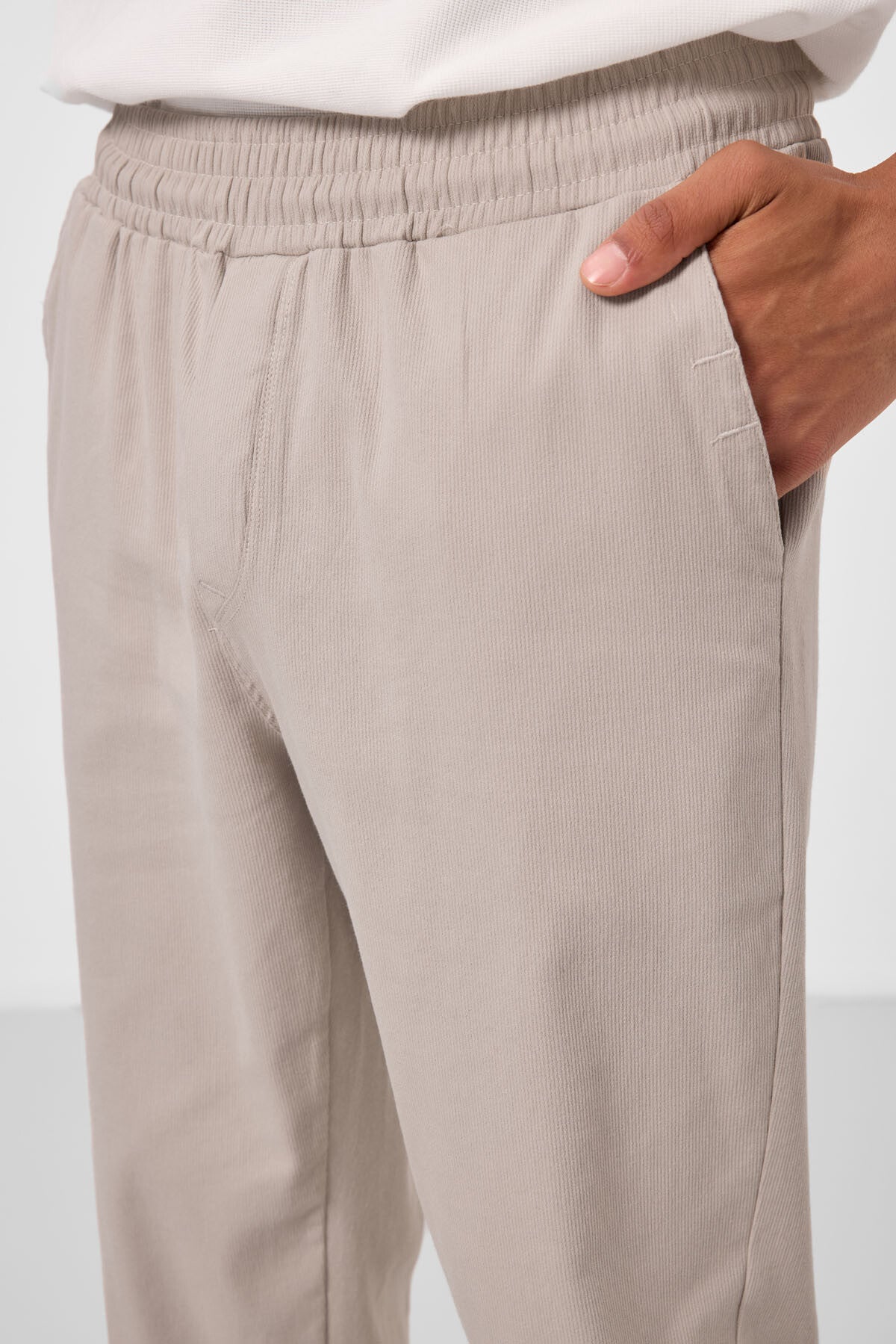 Taş Standart Fit Dokuma Hafif Esnek Chino Erkek Pantolon - 82176