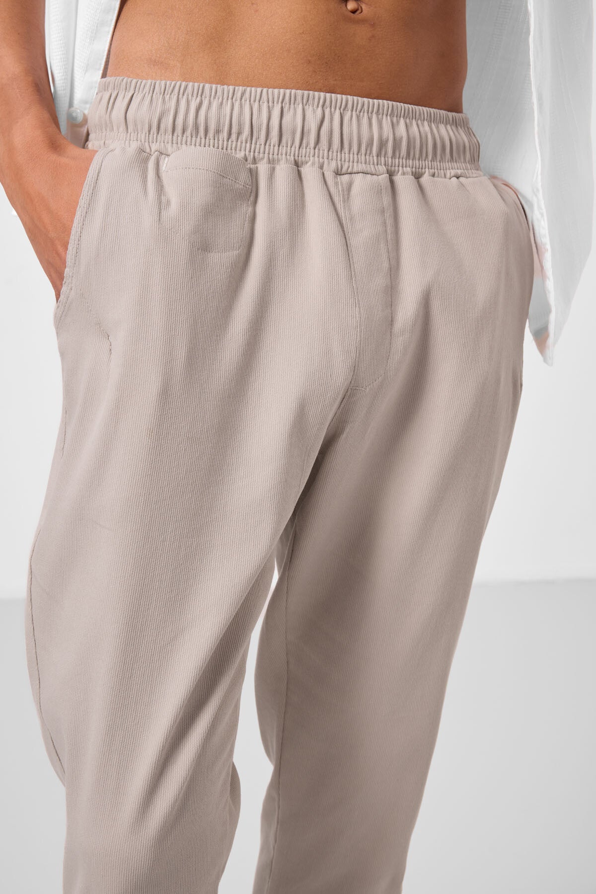 Taş Standart Fit Dokuma Hafif Esnek Chino Erkek Pantolon - 82177