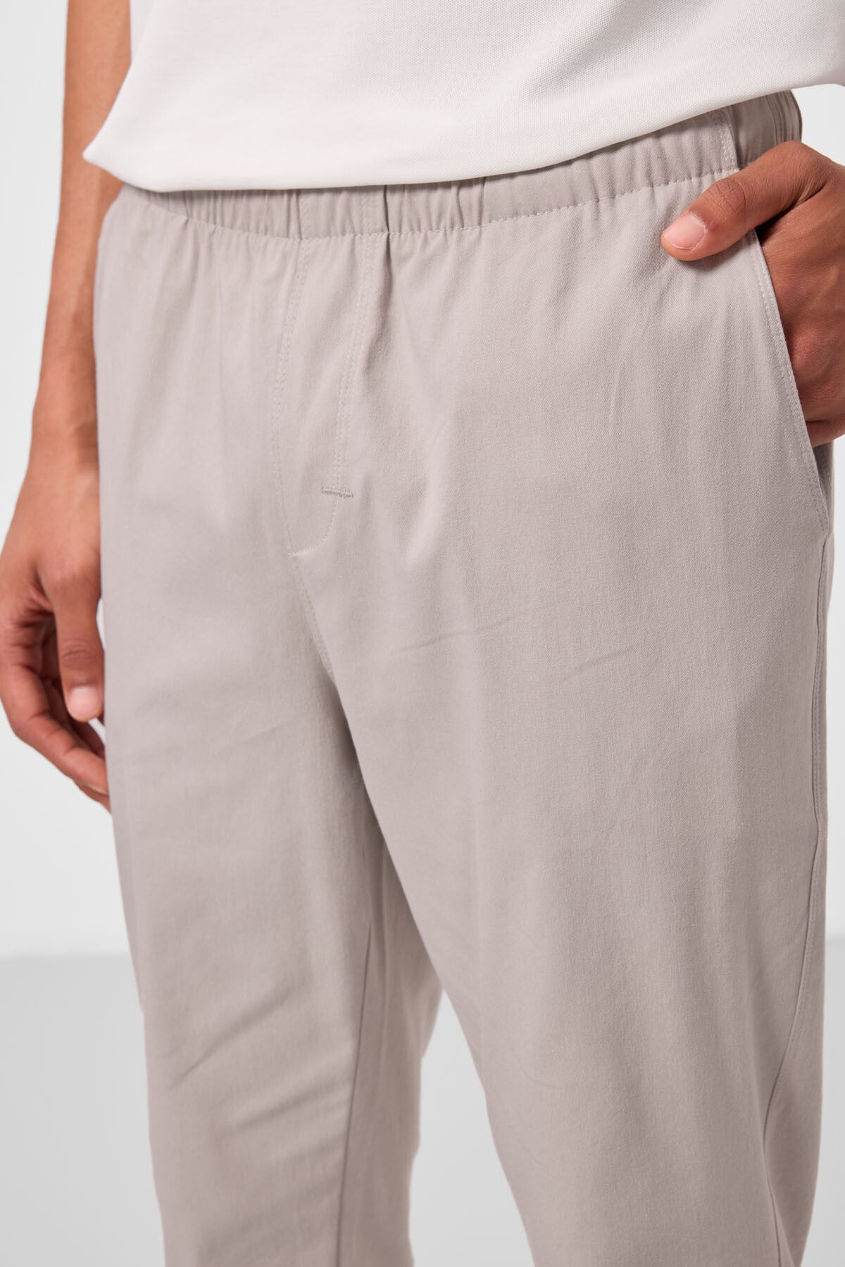 Taş Standart Fit Dokuma Hafif Esnek Chino Erkek Pantolon - 82178