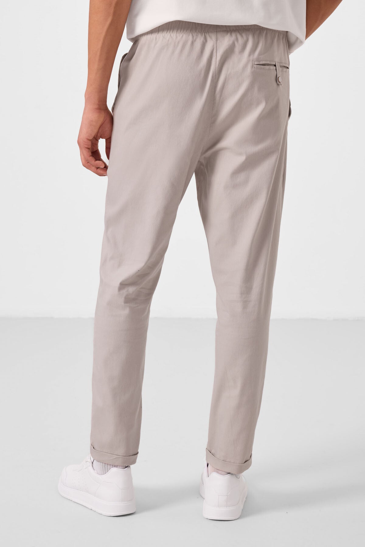 Taş Standart Fit Dokuma Hafif Esnek Chino Erkek Pantolon - 82178