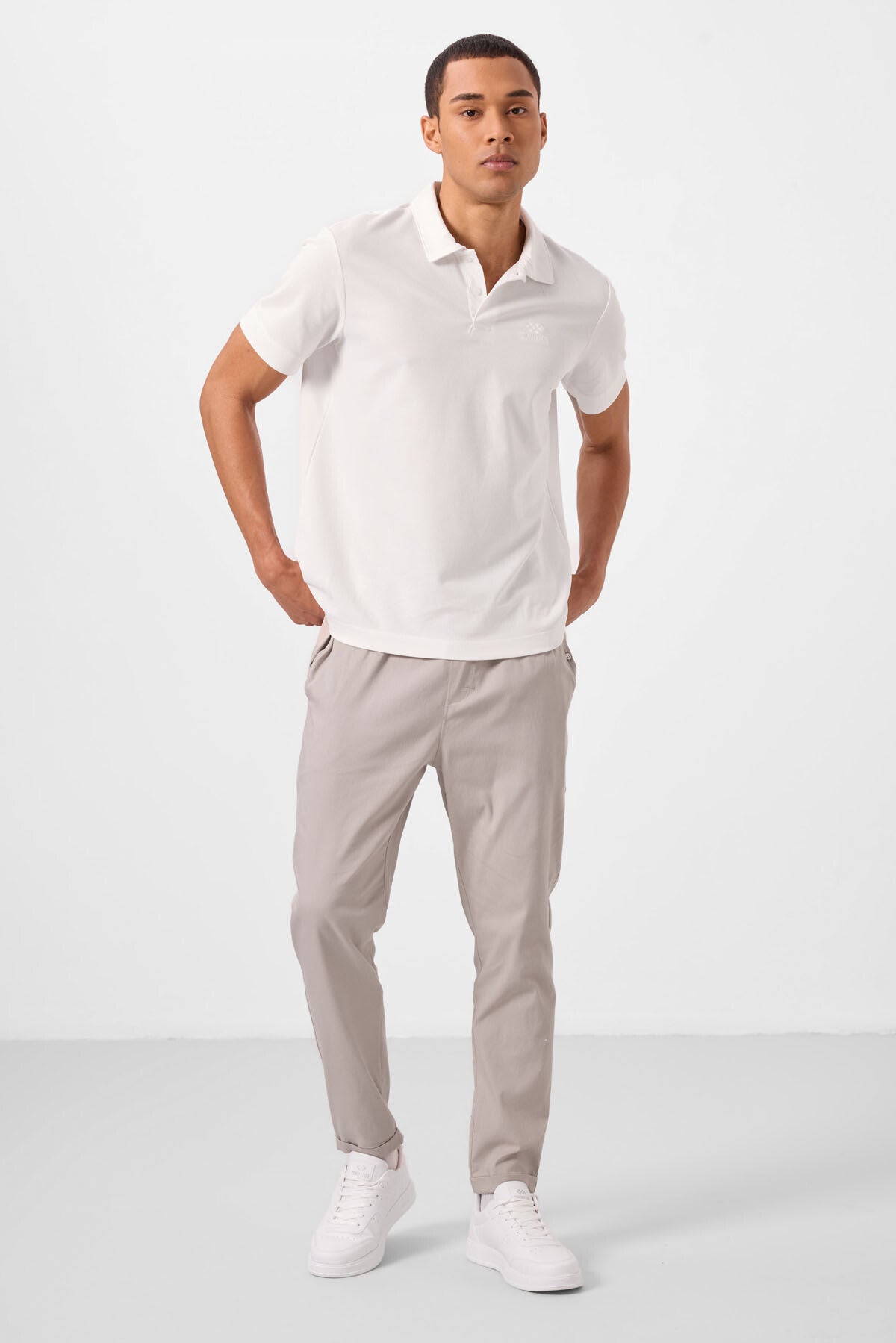 Taş Standart Fit Dokuma Hafif Esnek Chino Erkek Pantolon - 82178