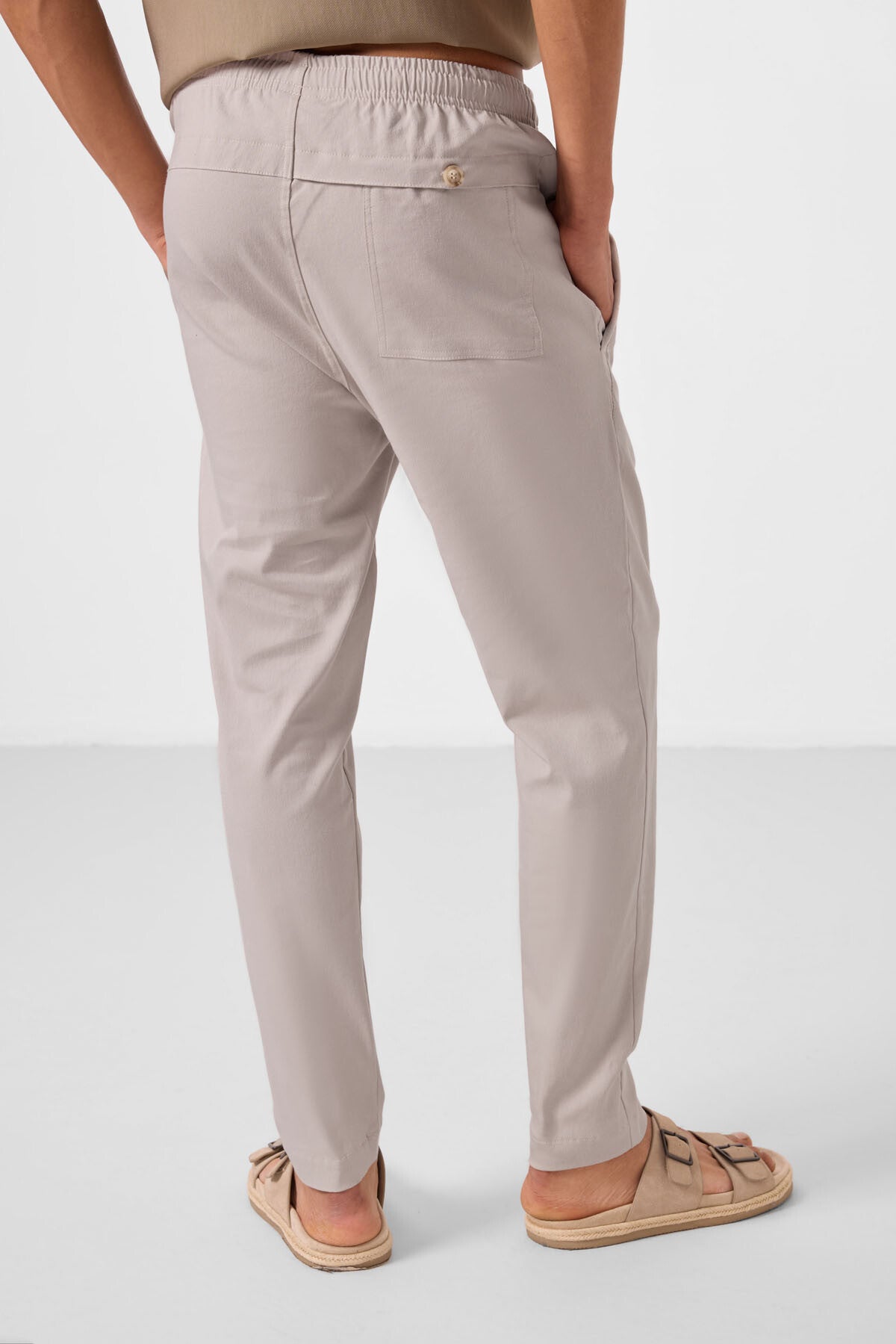 Taş Standart Fit Dokuma Hafif Esnek Chino Erkek Pantolon - 82179