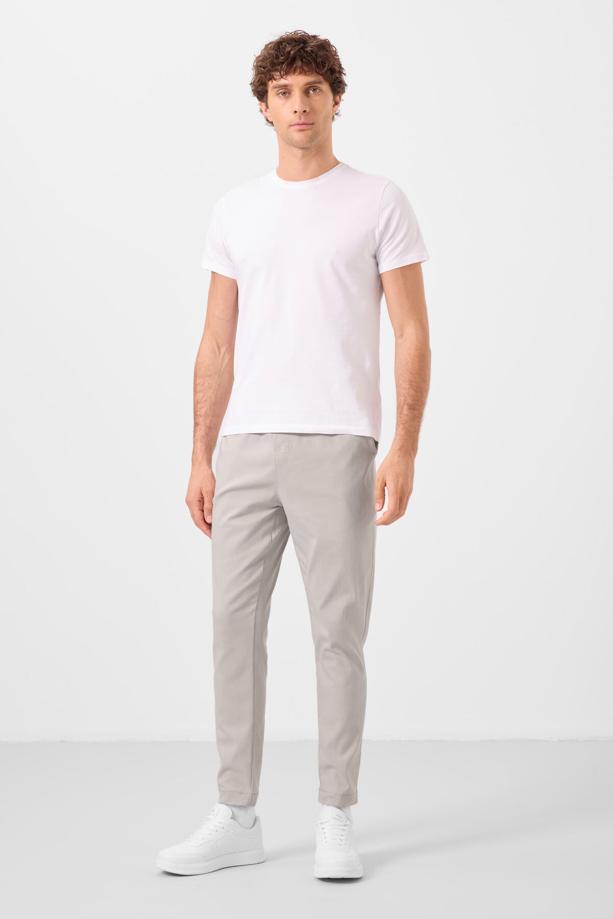 Taş Standart Fit Dokuma Hafif Esnek Chino Erkek Pantolon - 82180