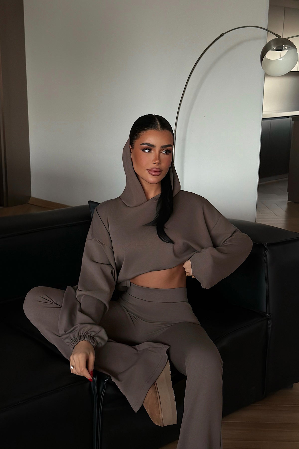 Taş Rengi Kerrie Eşofman Takım ATE-4150