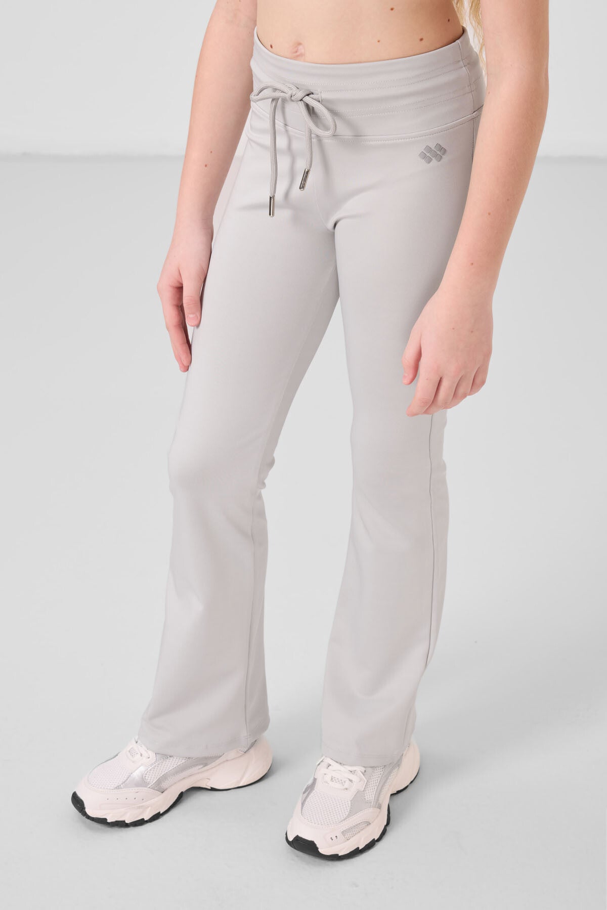 Taş Esnek Standart Fit Basic Performans İspanyol Paça Kız Çocuk Tayt - 75193