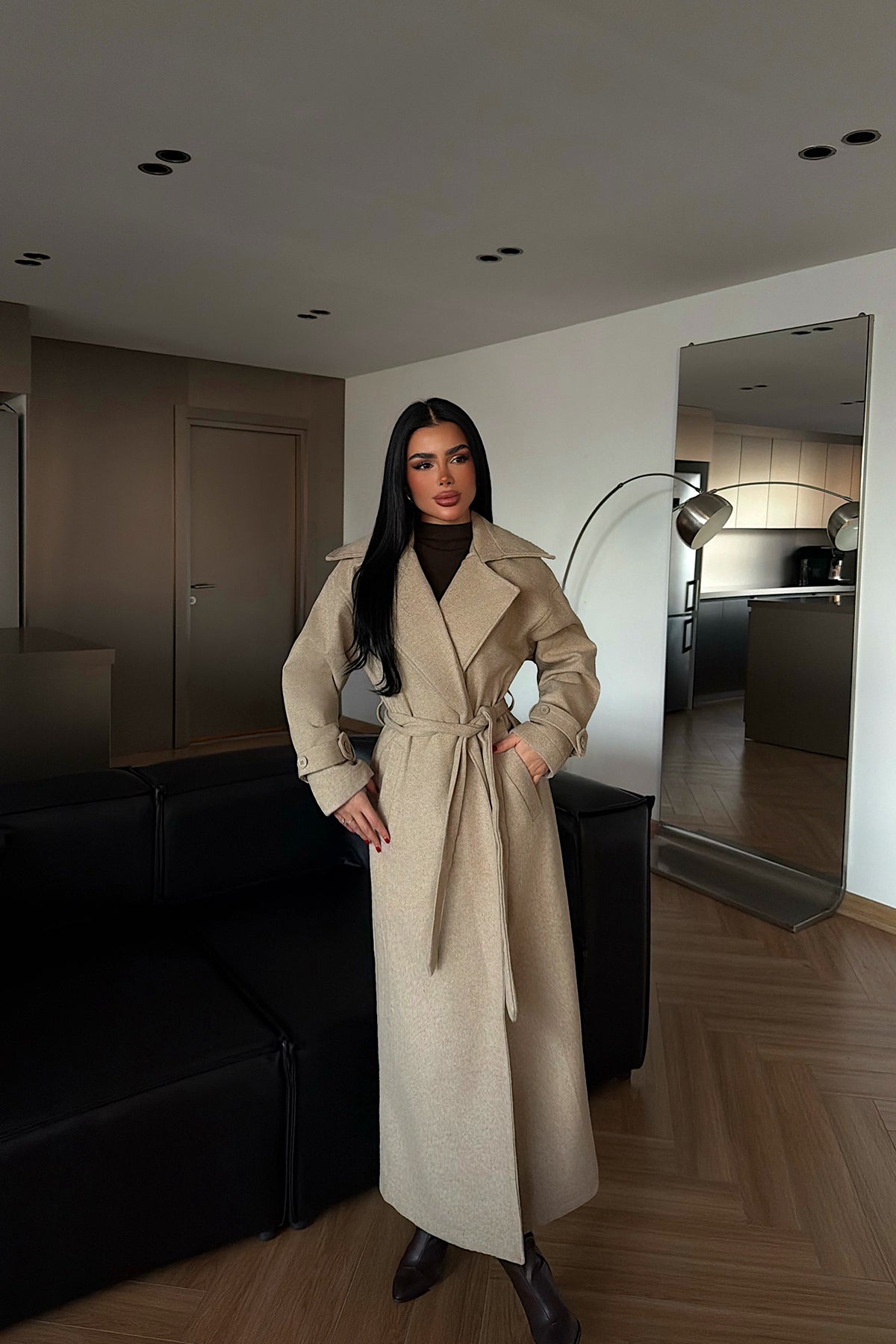 Taş Rengi Mathily Kaban ATE-4492