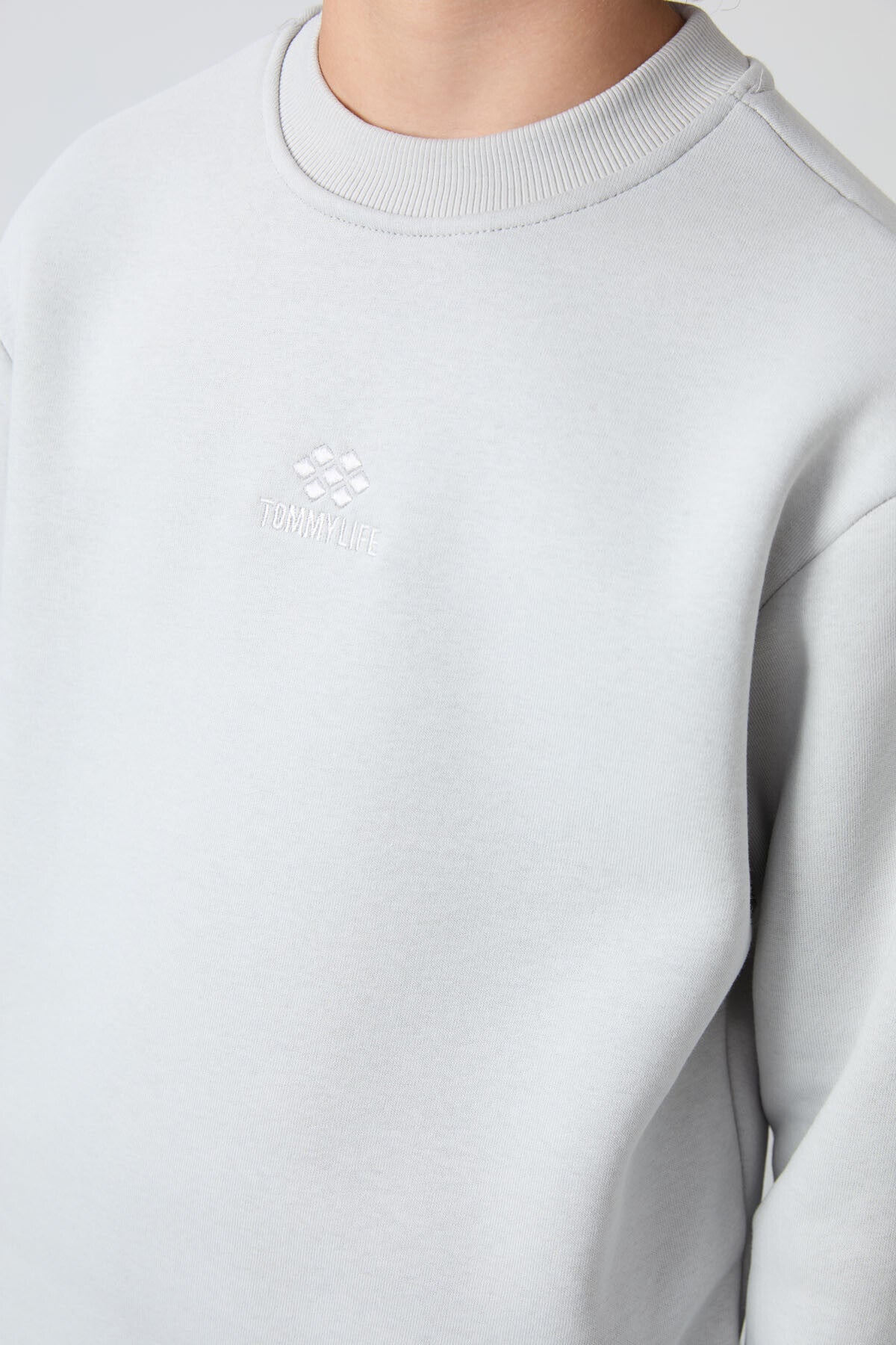 Taş Pamuklu Kalın İçi Tüylü Yumuşak Dokulu Standart Fit Nakışlı Erkek Çocuk Eşofman Takım - 11249