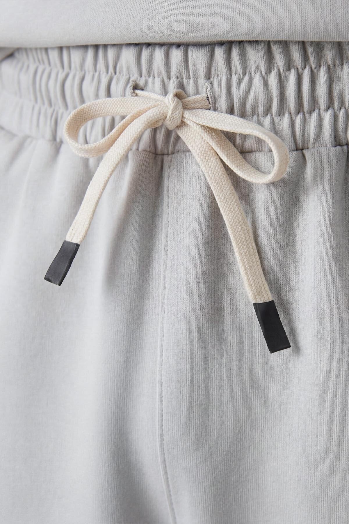 Taş Oversize Fit Basic Erkek Şort Takım - 85292