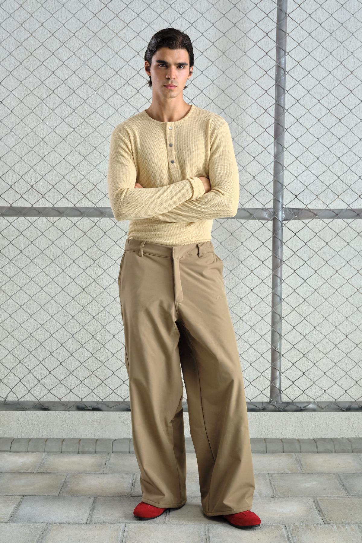 TEKNİK SU GEÇİRMEZ VİZON PANTOLON