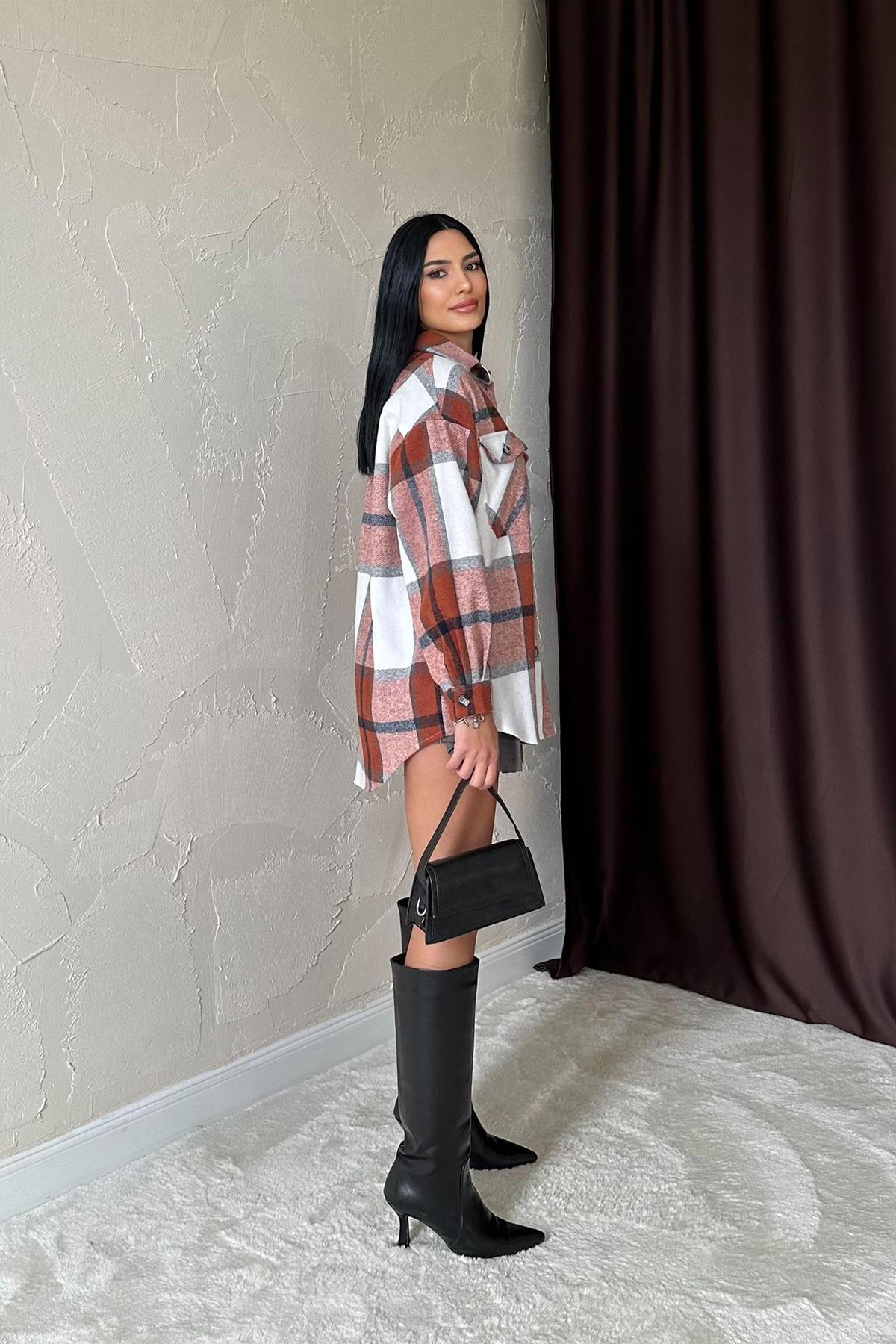 Toptan Kiremit Cepli Oduncu Gömlek