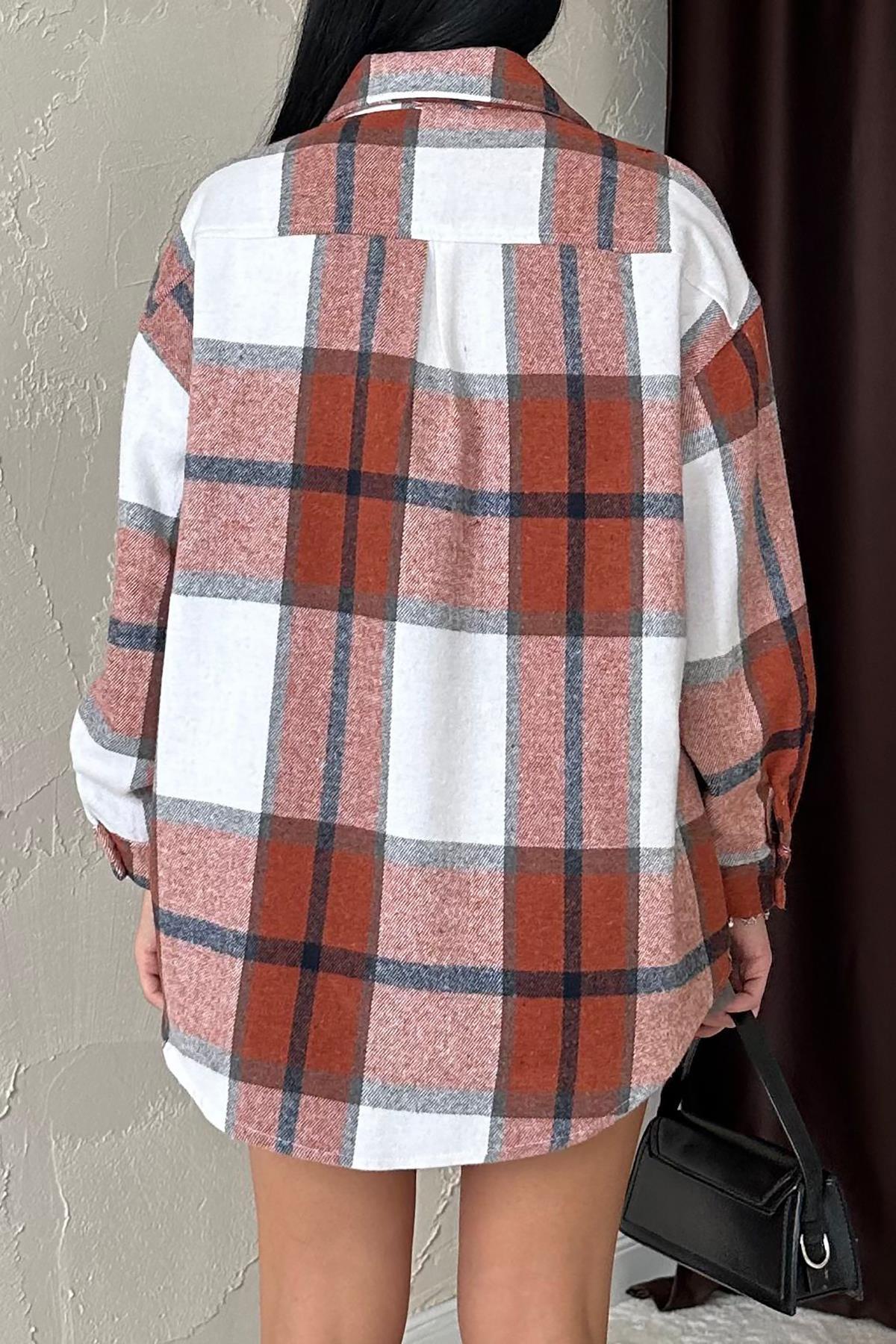 Toptan Kiremit Cepli Oduncu Gömlek