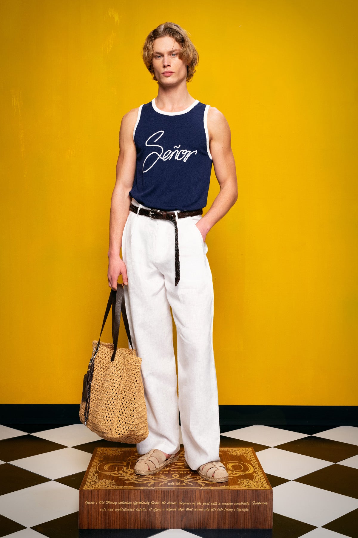 TRİKO KOLSUZ LACİVERT T-SHIRT