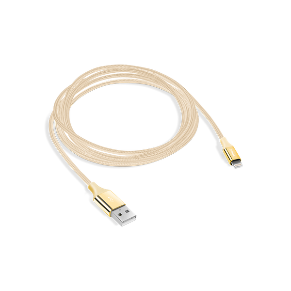 ttec AlumiCable USB-A - Lightning Şarj Kablosu Altın