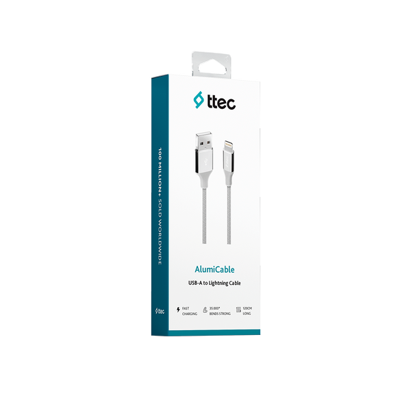 ttec AlumiCable USB-A - Lightning Şarj Kablosu
