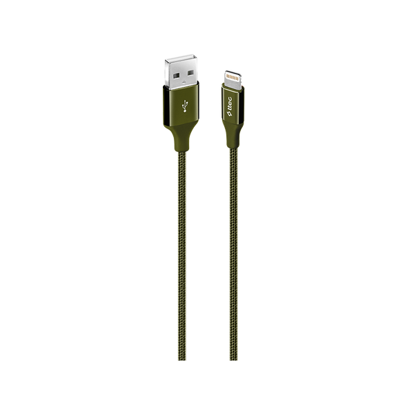 ttec AlumiCable USB-A - Lightning Şarj Kablosu Haki Yeşili