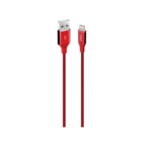 ttec AlumiCable USB-A - Lightning Şarj Kablosu Kırmızı