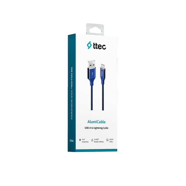 ttec AlumiCable USB-A - Lightning Şarj Kablosu