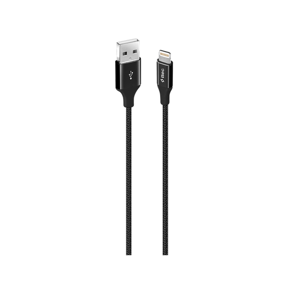 ttec AlumiCable USB-A - Lightning Şarj Kablosu Siyah