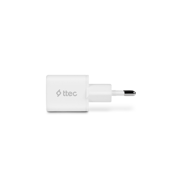 ttec SmartCharger GAN 20W PD Seyahat Hızlı Şarj Aleti Beyaz