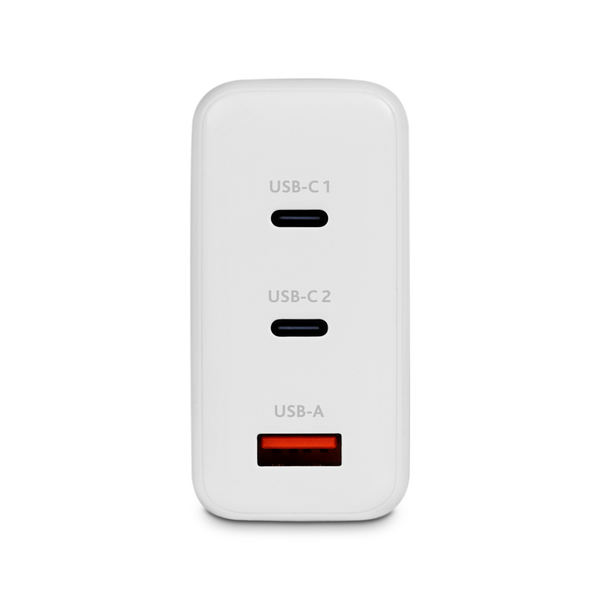 ttec SmartCharger Trio GAN 120W PD Seyahat Hızlı Şarj Aleti 2 USB-C+USB-A Beyaz