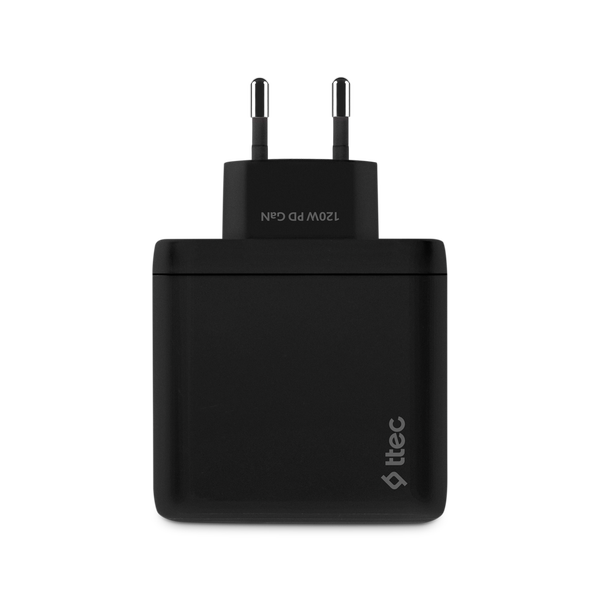 ttec SmartCharger Trio GAN 120W PD Seyahat Hızlı Şarj Aleti 2 USB-C+USB-A