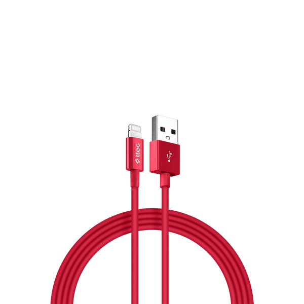ttec USB-A - Lightning Şarj Kablosu- Kırmızı
