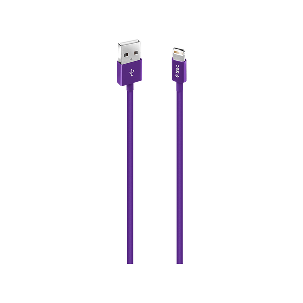 ttec USB-A - Lightning Şarj Kablosu- Mor